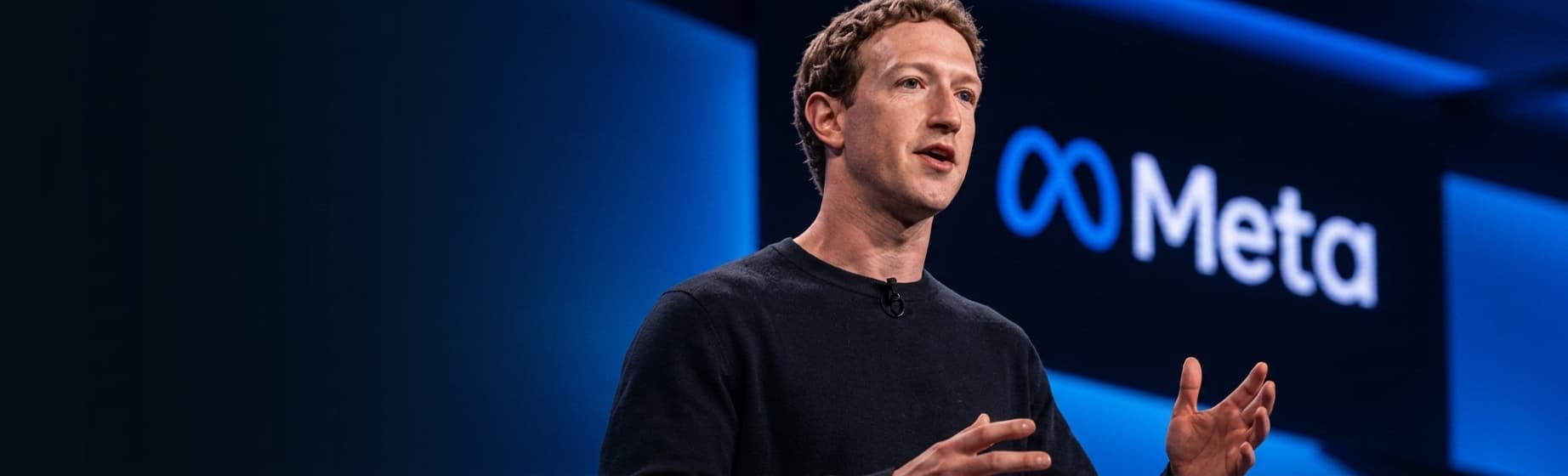 Mark Zuckerberg presentando novedades de Meta Ads